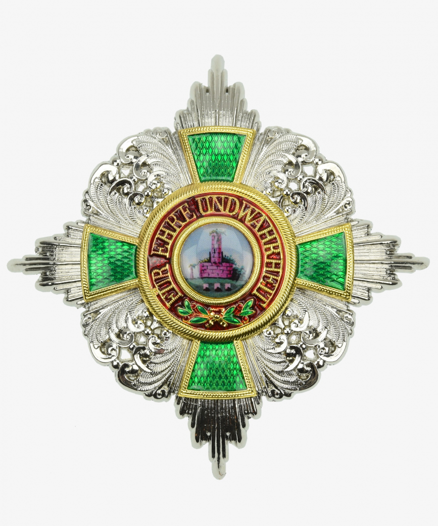 Baden, Orden vom Zähringer Löwen Bruststern zum Kommandeur 1.Klasse